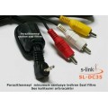 S-link SL-DC35 1.8m DC3.5 TO 3 Lü RCA Filitreli Kablo