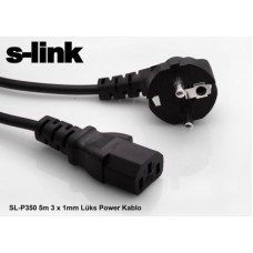 S-link SL-P350 5m 3 x 1mm Lüks Power Kablo
