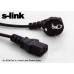S-link SL-P330 3m 3 x 1mm Lüks Power Kablo