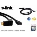 S-link SL-HF15 HDMI M to HDMI F 1.5m 1.4Ver. 3D li Kablo