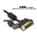 S-link SL-DH016 DVI(24+1)M TO HDMI 1.8m Kablo
