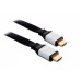 S-link SLX-M540 HDMI TO HDMI 1.8m Altın Uçlu 24K+Metal Kon.Flat 1.4 Ver. 3D Kablo
