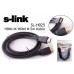 S-link SL-H025 HDMI TO HDMI 5m Altın Uçlu 24K + Kor.Kılıf 1.4 Ver. 3D Kablo