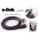 S-link SL-H023 HDMI TO HDMI 3m Koruma Kılıflı 1.4 Ver. 3D Kablo