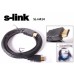 S-link SL-H414 HDMI TO HDMI 1.5m Altın Uçlu 24K Kablo