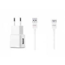S-link SMG-492 Micro Usb3.0 Samsung Note3 2000MA 2 in 1 Ev Şarjı ve Kablosu