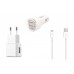 S-link SMG-454 Micro Usb Akıllı Telefonlar 2000MA 3 in 1 Ev+2 li Araba Şarjı ve Kablosu