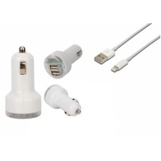 S-link IP-548 iPad 4/5/Mini 2000MA 2 in 1 Araç 2*Usb + Data Şarj Kablosu