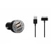S-link SMG-482 Samsung Tabletler 2in1 2000MA 2*Usb Araba Şarj + Kablosu