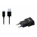 S-link SMG-442 Micro Usb Akıllı Telefonlar 1000MA 3 in 1 Ev + Araba Şarjı ve Kablosu