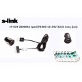 S-link IP-834 2000MA Ipad/P1000 12-24V 2Usb Araç Şarjı