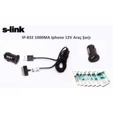 S-link IP-832 1000MA Iphone 12V Araç Şarjı