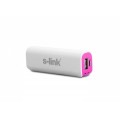 S-link IP-730 2400Mah Pembe Powerbank Taşınabilir Pil Şarj Cihazı