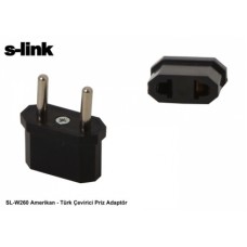 S-link SL-W260 Amerikan - Türk Çevirici Priz Adaptör