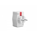 S-link SLX-W796 Universal - Türk Çevirici + 2 Port Çoklayıcı Akım Kor. Priz