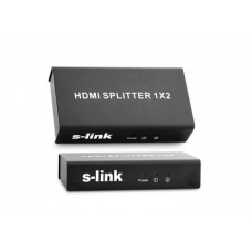 S-Link SL-LU622 2 Port HDMI 1080P 3D Splitter