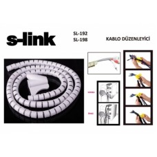 S-Link SL-192 22mm, 1.5m Kablo Düzenleyici Toplayıcı
