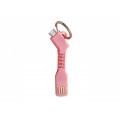 S-link IP-306 Pembe Mikro Usb M to Usb M Çevirici Kablo