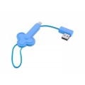 S-link IP-300 Mavi iPhone 5/6 to Usb Çevirici Kablo