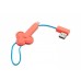 S-link IP-300 Pembe iPhone 5/6 to Usb Çevirici Kablo