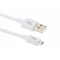 S-link SL-80W 1m 20 li Paket Beyaz USB AM/MICRO5P Kablosu
