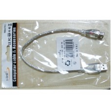S-link SL-AF30 30cm Usb 2.0 AM To AF Şeffaf Uzatma Kablosu