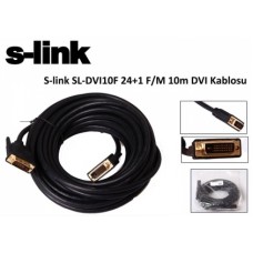 S-link SL-DVI10F 24+1 M/M 10m DVI Kablosu