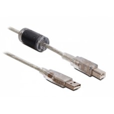 S-link SL-U3022 Usb2.0 1.5m Şeffaf Filitreli Yazıcı Kablosu