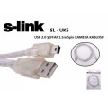 S-link SL-UK5 Usb2.0 1.5m 5Pin Kamera Kablosu