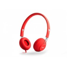 Snopy SN-933 Mobil Telefon Uyumlu Rubber Kırmızı Mikrofonlu Kulaklık