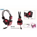 Snopy SN-59 Gaming Siyah/kırmızı Mikrofonlu Kulaklık