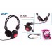 Snopy SN-58B Siyah Mikrofonlu Kulaklık
