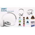 Snopy SN-801BL Beyaz Bluetooth Mikrofonlu Kulaklık