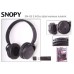 Snopy SN-X5 Siyah 2.4Ghz Kablosuz Mikrofonlu Kulaklık