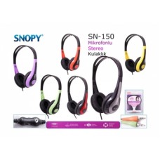 Snopy SN-150 Mikrofonlu Kulaklık