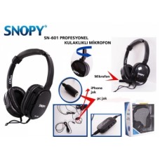 Snopy SN-601 Siyah IPHONE-IPAD Kulaklık Mikrofon