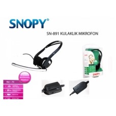 Snopy SN-891 Mikrofonlu Kulaklık