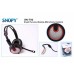 Snopy SN-793 Siyah/turuncu/gümüş Mikrofonlu Kulaklık