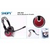 Snopy SN-791 Bordo Mikrofonlu Kulaklık