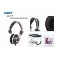 Snopy SN-57 Lüks Profesyonel Siyah Mikrofonlu Kulaklık