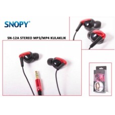 Snopy SN-12A Siyah/Kırmızı Kulaklık