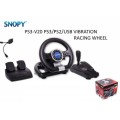 Snopy V20 PC/PS2/PS3 Titreşimli 3 in 1 Direksiyon