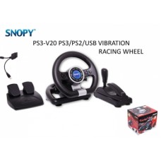 Snopy V20 PC/PS2/PS3 Titreşimli 3 in 1 Direksiyon