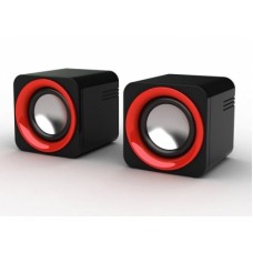 Snopy SN-14 2.0 3W*2 Siyah/Kırmızı USB Speaker
