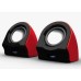 Snopy SN-13 2.0 3W*2 Siyah/Kırmızı Usb Speaker