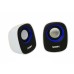 Snopy SN-120 2.0 Beyaz/Mavi USB Speaker