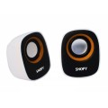 Snopy SN-120 2.0 Beyaz/Turuncu USB Speaker