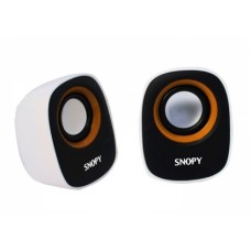 Snopy SN-120 2.0 Beyaz/Turuncu USB Speaker