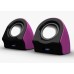 Snopy SN-13 2.0 3W*2 Siyah/Mor Usb Speaker