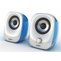 Snopy SN-11 2.0 3W*2 Beyaz/Mavi Usb Speaker